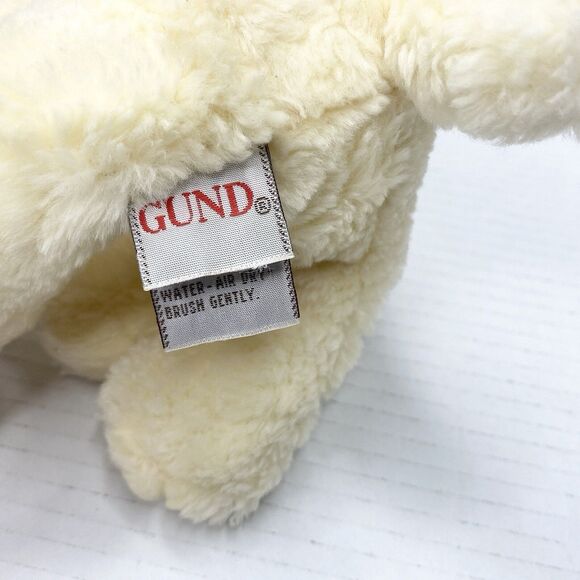 Gund Ewenice Lamb Sheep Sitting 8" Plush Stuffed Animal Toy Cream Tan - Picture 7 of 8